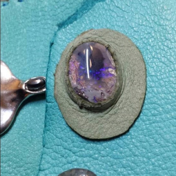 Black Opal Deerskin Leather Purse Pouch Bag Medicine, crystal, Beaded Jewelry - Picture 5 of 5